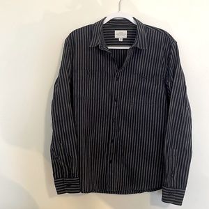 Navy Button Down Shirt by Lucky Brand.